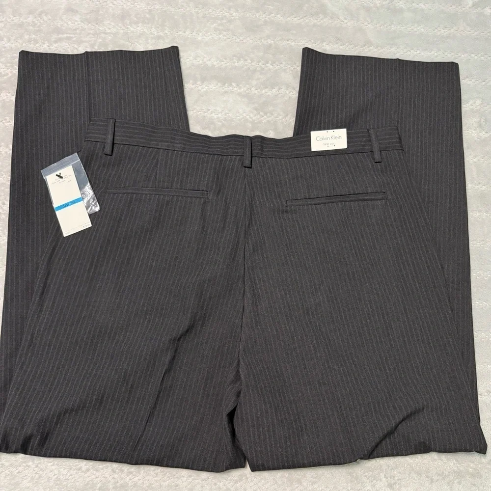 Calvin Klein Dress Pants Mens 36W X 30L Pin Striped